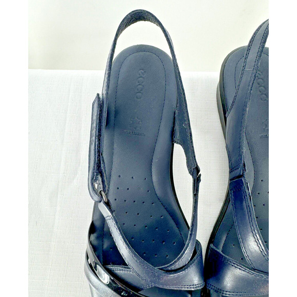 ECCO Women's Felicia Sandals Marine-Black EU 41, US 10-10.5 - Picture 6 of 13